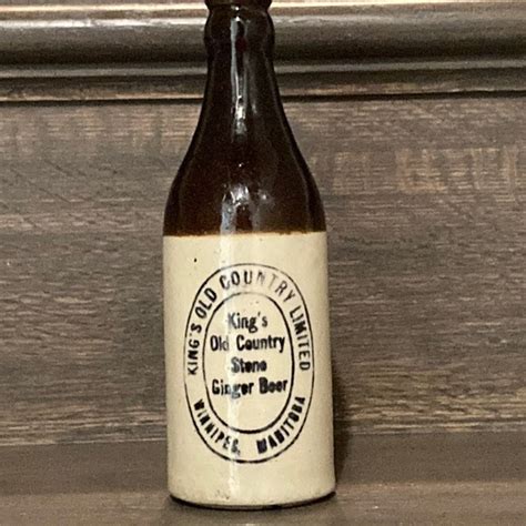 Other Kings Old Country Stone Ginger Beer Bottlewinnipeg Manitoba