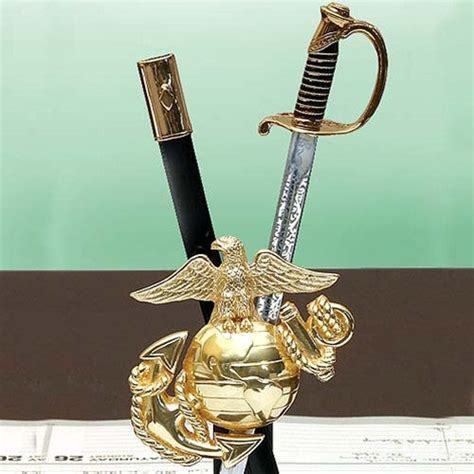 Miniature Usmc Sword Letter Opener Costumes And Collectibles