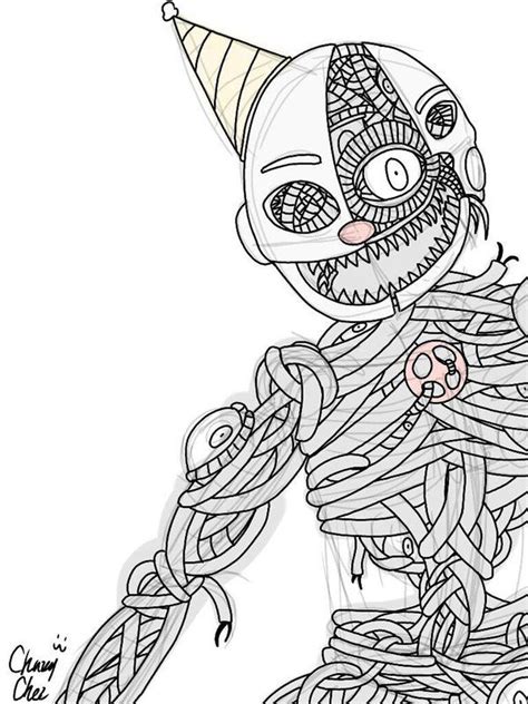 Ennard Sister Location Coloring Pages Price And Other Details May Vary