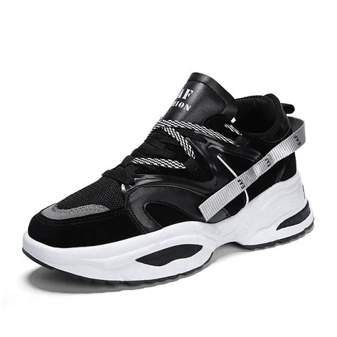 Mens Chunky Sneakers Fashion Athletic Shoes Eu43 Black