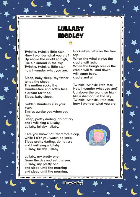 A brand new look for an old favourite on the audio list. Lullaby Medley | Kids Video Song with FREE Lyrics ...