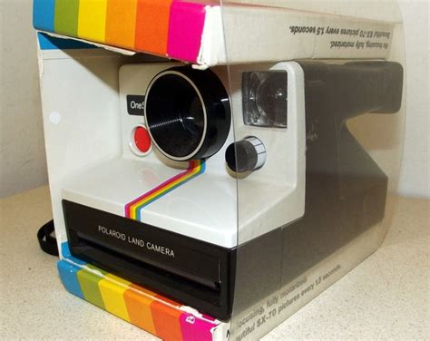 Vintage Polaroid Onestep Land Camera White And Black With Etsy