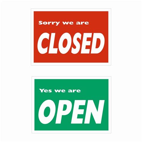 Open Closed Sign Polar Displays And Print