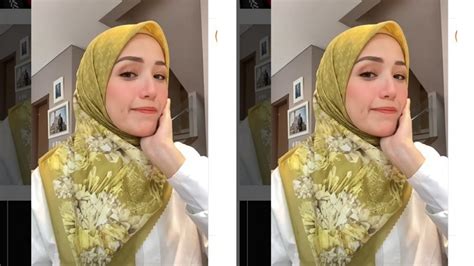 Tutorial Hijab Segiempat Simpel Ala Adelia Pasha