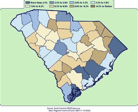 Elevation Map Of South Carolina Map
