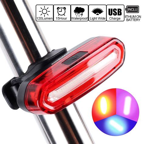 Ultra Bright And Usb Rechargeable Bicycle Flashing Rear Taillight Led