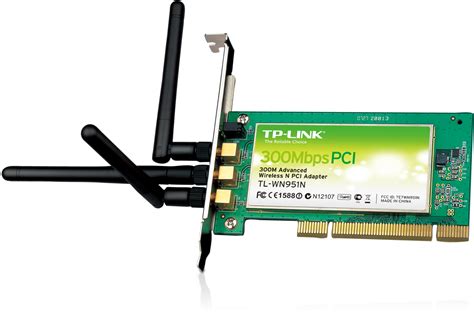 Tp Link Tl Wn851n 300mbps Wireless N Pci Adapter Facespsawe