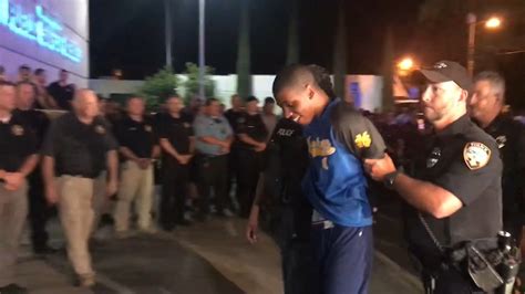 teen accused of killing biloxi officer escorted into police station biloxi sun herald