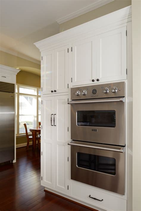 Great savings & free delivery / collection on many items. Tall pantry cabinet & double ovens - Transitional ...