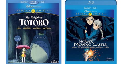 Disney Studio Ghibli Blu Ray Dvds Only 11 Each My Neighbor Totoro