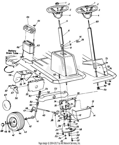Mtd Lawn Tractor Parts Diagram