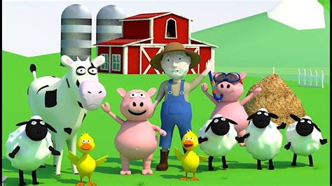 Old Macdonald Had A Farm Kids Nursery Rhyme And Baby Songs Youtube