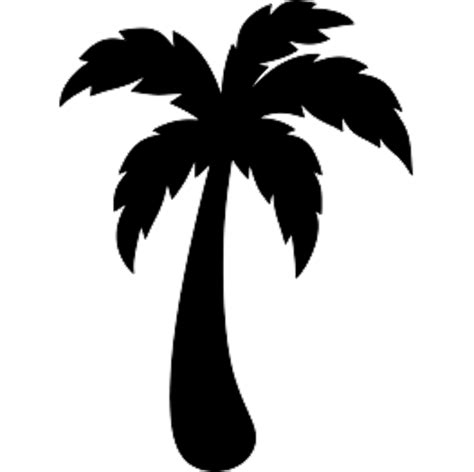 Download High Quality Palm Tree Clipart Silhouette Transparent Png