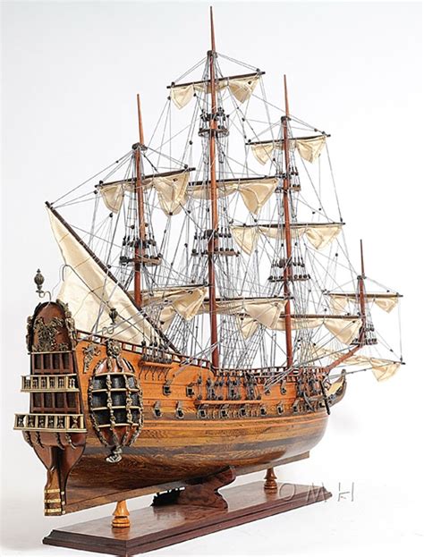 1650 Hms Fairfax Wooden Tall Ship Model Model Ships