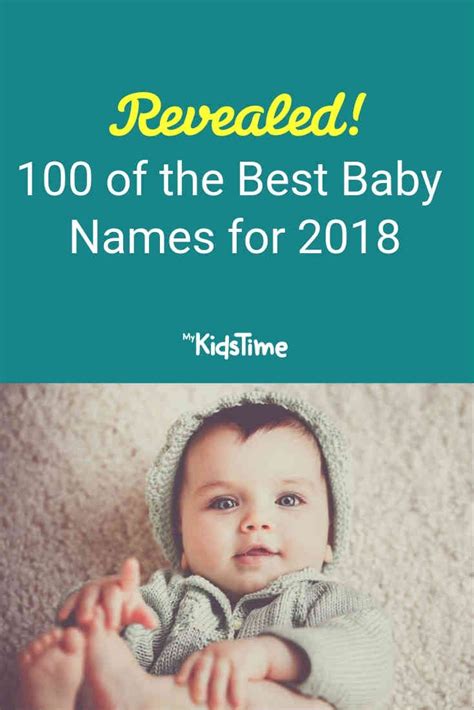 Revealed 100 Of The Best Baby Names For 2018 Cool Baby Names Baby