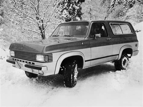 1976 Bitter Blazer A Chevy Blazer Redesigned For Europe With Headlights From An Opel Admiral