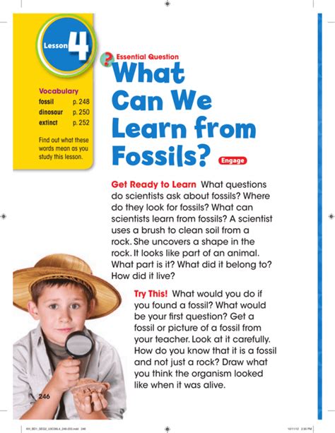 What Can We Learn From Fossils Engage