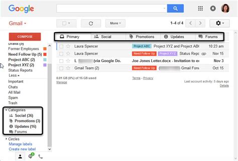 Gmail Organization Gmail Organization Inbox