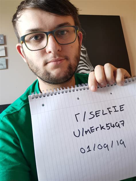 22 M Verification Photo Selfie