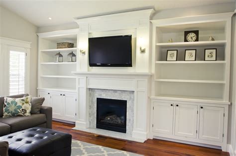 Media center and fireplace surro. Pretty tv/fireplace/bookcases | Hobby | Pinterest