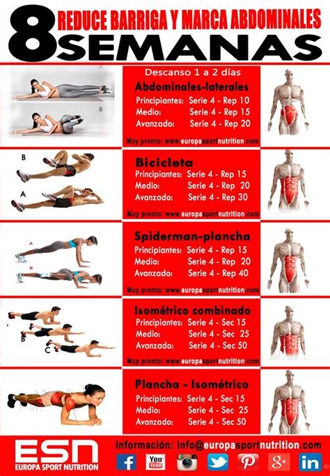 Pin En Ejercicios Para Abdominales