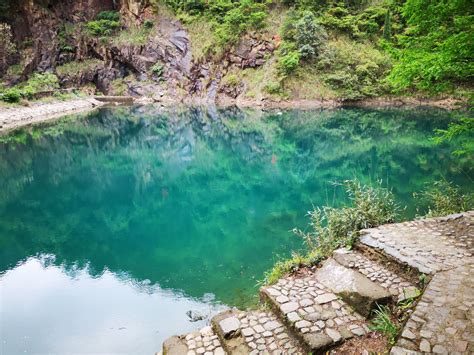 大奇山天池桐庐大奇山天池大山谷图库