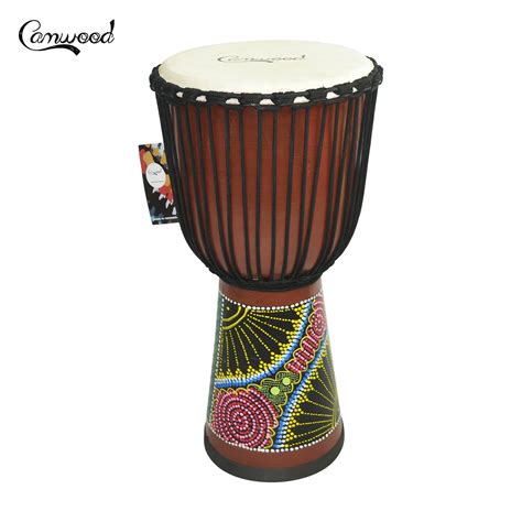 Buy Camwood 12 Inch Wooden African Drum Djembe Bongo Congo Hand Drum