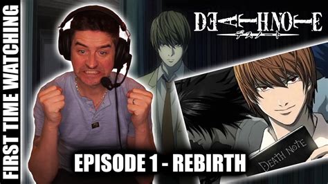 Death Note 2006 Episode 1 Rebirth New Anime Fan First Time Watching