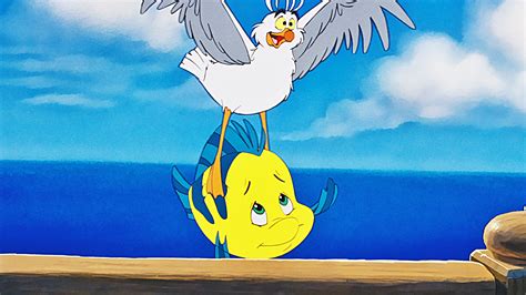 Walt Disney Screencaps Flounder And Scuttle Walt Disney Characters