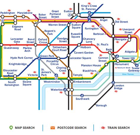 Tube Map Search Search Office Locations By Tube Map