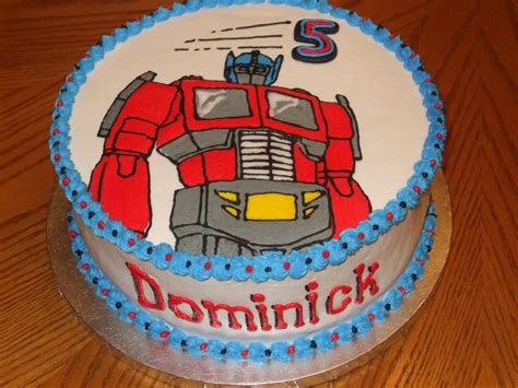 Optimus Prime Transformer — Childrens Birthday Cakes Transformers