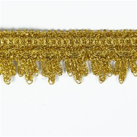 Metallic Cotton Trim 266 Gold Shine Trimmings And Fabrics