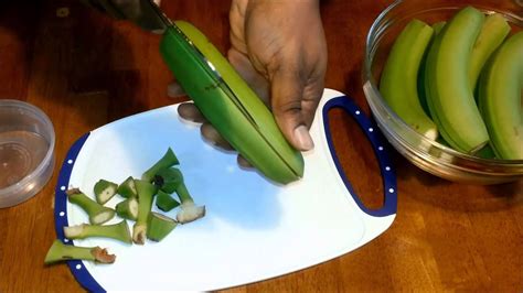 How To Cook Green Banana Youtube