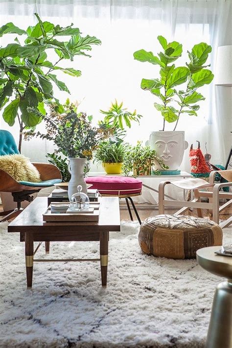 100 Boho Chic Living Room Ideas 8 Big Indoor Plants Houseplants
