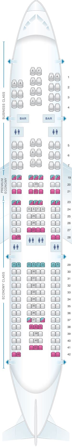 Plan De Cabine Air France Airbus A330 200 Long Haul International