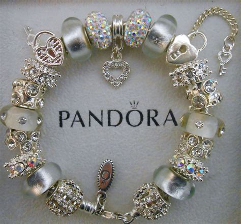 Authentic Pandora Bracelet With Pandora Hinged By Charmingelementz