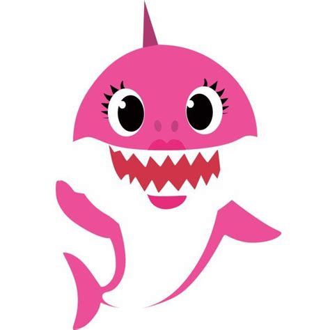 Free 247 Baby Shark Pink Svg SVG PNG EPS DXF File