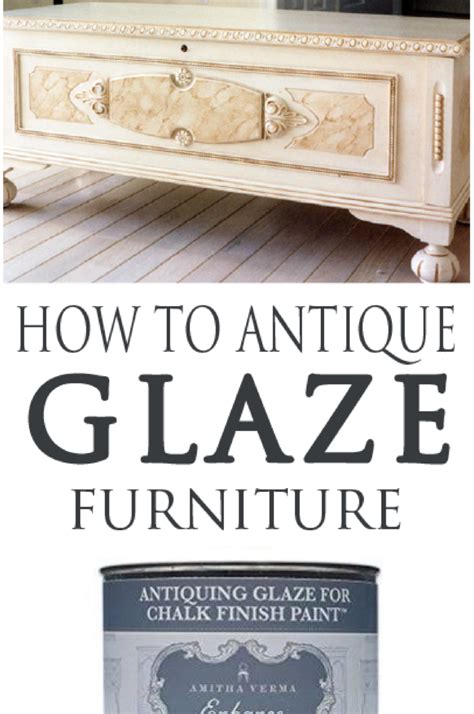 Painted Furniture Ideas | How to Do an Antique Glaze on Painted Furniture - Painted Furniture Ideas