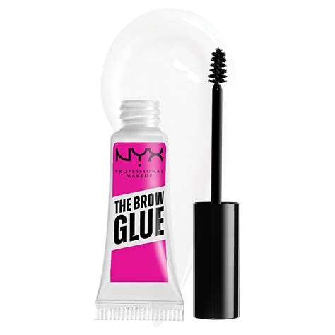 Nyx Professional Makeup Brow Glue Extreme Hold Eyebrow Gel Clear 0