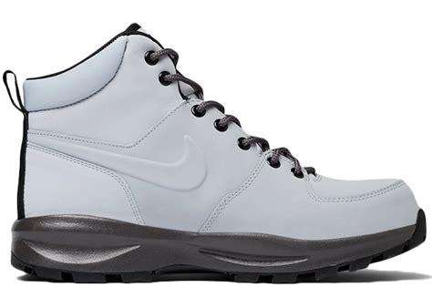 Nike Mens Manoa Leather Boots From Finish Line In Gray For Men Lyst