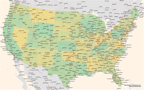 Usa Road Map Scalablemaps Sample Made With Naturalearth Flickr