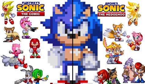 Sonic Fleetway Archie Crossover By Sonicmechaomega999 On Deviantart