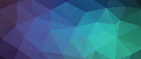 Wallpaper Colorful Low Poly Green Colors Triangles Resolution