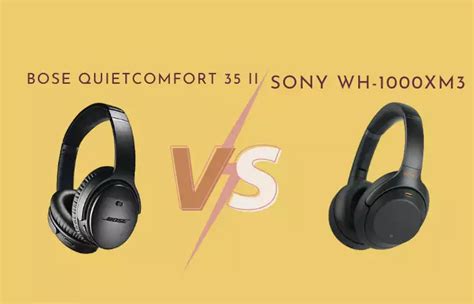 Bose Quietcomfort Ii Vs Sony Wh Xm Who Is Better Headphone Day
