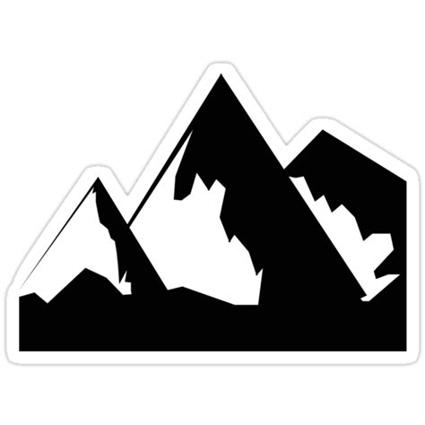 Mountains Stickers By Lawjfree Redbubble