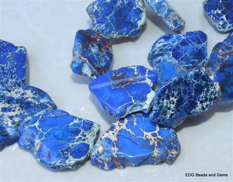 Blue Impression Jasper Aqua Terra Jasper Stone Bead