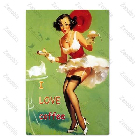 Sexy Girl Sign Poster Vintage Metal Plaque Pin Up Tin Sign Vintage Decor Metal Plate Wall Art