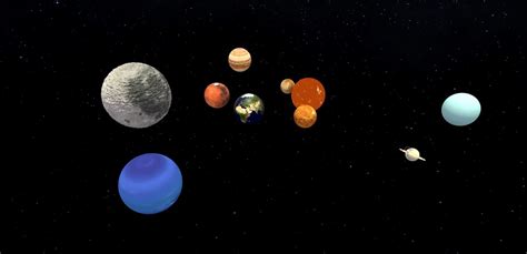 Solar System Space And Planets 3d Model Animated Cgtrader