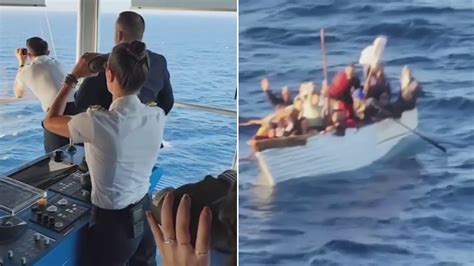 Carnival Celebrity Cruise Crews Rescue Dozens Of Migrants Drifting In