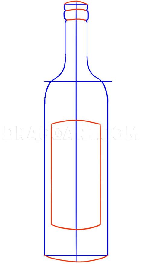 How To Draw A Wine Bottle Step By Step Drawing Guide By Dawn